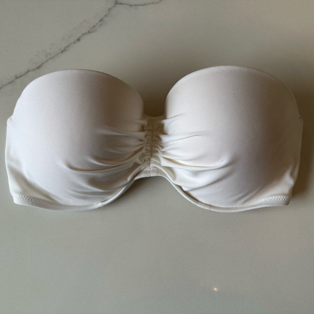Victoria's Secret White Bikini Top